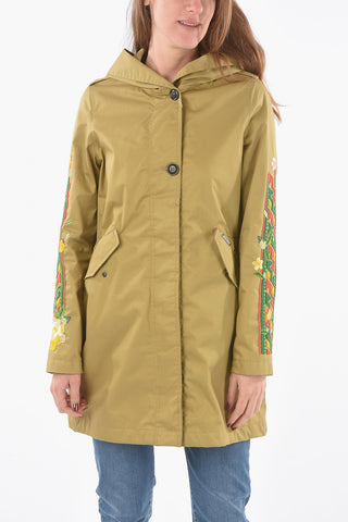 Cotton PRESCOTT Parka Embelished Beads on the Sleeve