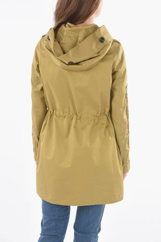 Cotton PRESCOTT Parka Embelished Beads on the Sleeve
