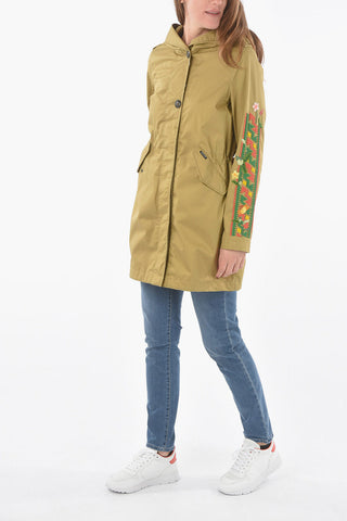 Cotton PRESCOTT Parka Embelished Beads on the Sleeve