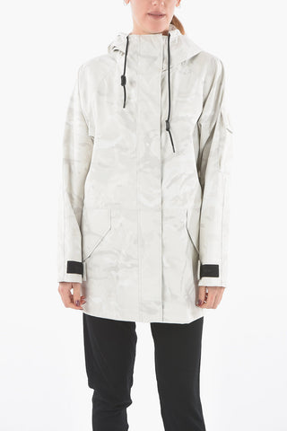 Camouflage PAOGO Parka with Hood and Snap Buttons