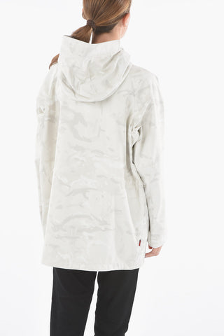 Camouflage PAOGO Parka with Hood and Snap Buttons