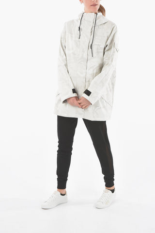 Camouflage PAOGO Parka with Hood and Snap Buttons