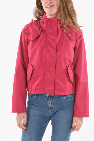 Removable Hooded  WALKER SHORT Jacket with Golden Details