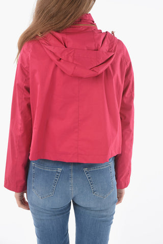 Removable Hooded  WALKER SHORT Jacket with Golden Details