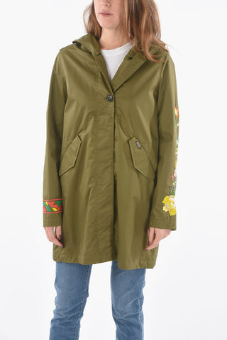 Cotton PRESCOTT Parka Embelished Beads on the Back