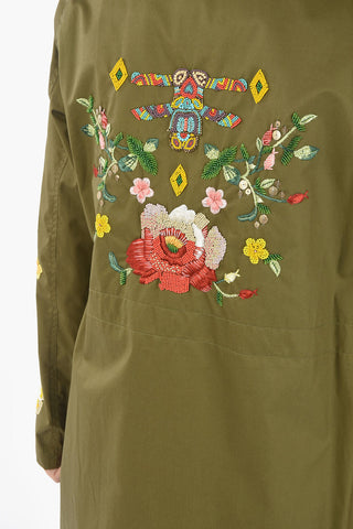 Cotton PRESCOTT Parka Embelished Beads on the Back