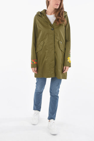 Cotton PRESCOTT Parka Embelished Beads on the Back