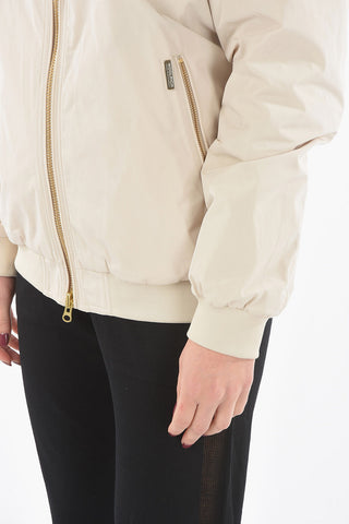 Solid Color CHARLOTTE Bomber with Golden Zipped