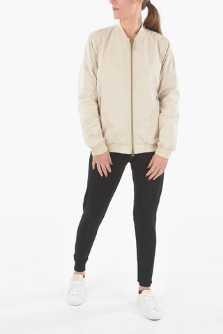 Solid Color CHARLOTTE Bomber with Golden Zipped
