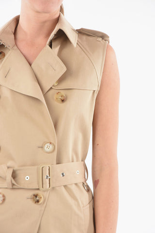 Sleeveless Utility Jumpsuit with Belt