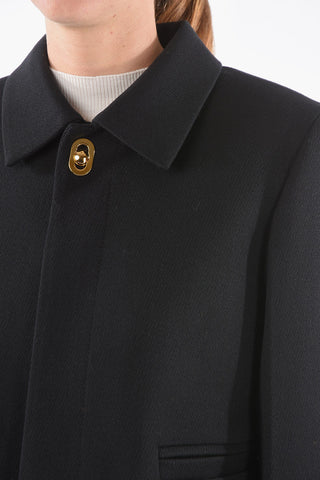 Hidden Buttons Coat