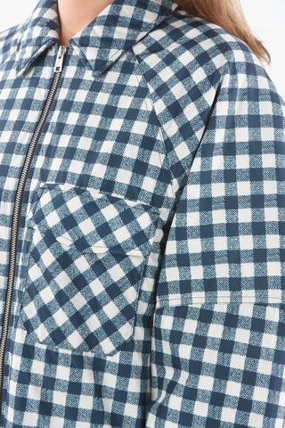 Shephard's Check Padded TIMBER Jacket with Breast Pocket
