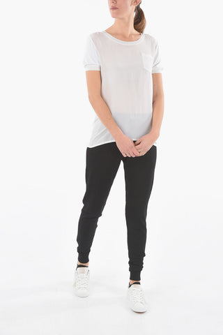 T-shirt SOFT in Seta Trasparente