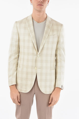 Gun Club Check Silk ACADEMY SOFT 2-button Blazer