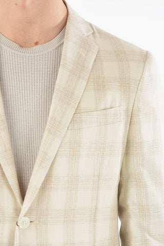 Gun Club Check Silk ACADEMY SOFT 2-button Blazer