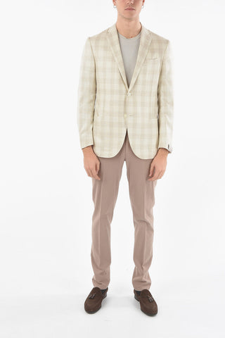Gun Club Check Silk ACADEMY SOFT 2-button Blazer