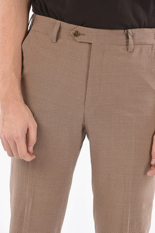 Micro Gingham Check LEADER Jetted Pocket Pants