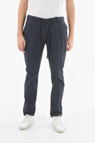 CC COLLECTION Pantaloni a 1 Pince in Cotone Stretch