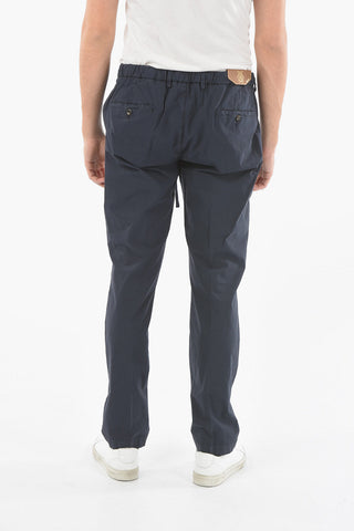 CC COLLECTION Pantaloni a 1 Pince in Cotone Stretch