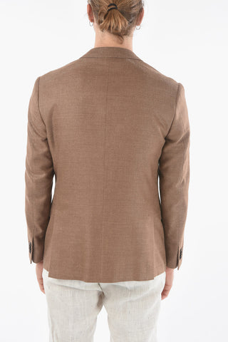 Silk and Virgin Wool GATE 2-button Blazer