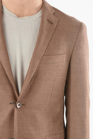 Silk and Virgin Wool GATE 2-button Blazer