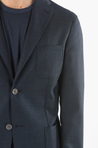 virgin wool SPORTSWEAR side vents 2-button blazer
