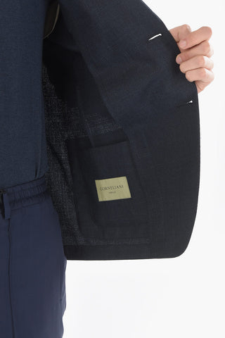 virgin wool SPORTSWEAR side vents 2-button blazer