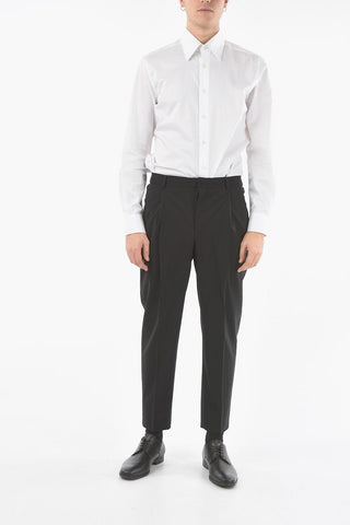 CC COLLECTION Single Pleat Virgin Wool CERIM-RESET Pants
