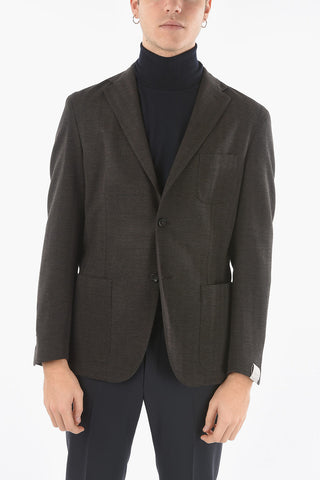SPORTSWEAR Unlined Herringbone Blazer with Side Vents