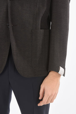 SPORTSWEAR Unlined Herringbone Blazer with Side Vents