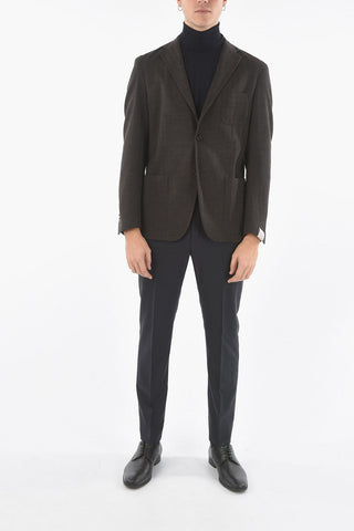 SPORTSWEAR Unlined Herringbone Blazer with Side Vents