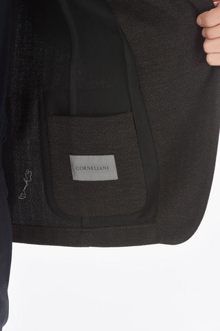 SPORTSWEAR Unlined Herringbone Blazer with Side Vents
