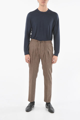 Pantaloni ACADEMY con Tasca a Filetto e Coulisse in Vita