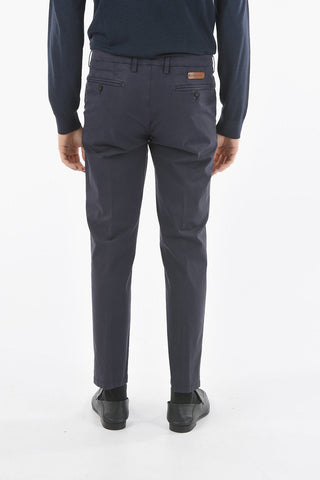 ID Cotton Stretch Chino Pants with Belt Loops
