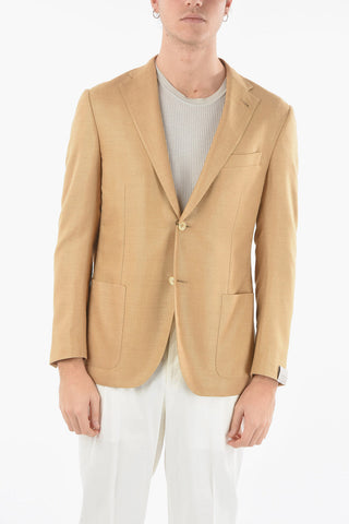Silk and Virgin Wool GATE 2-button Blazer