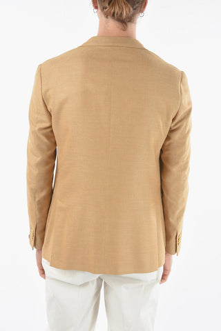 Silk and Virgin Wool GATE 2-button Blazer
