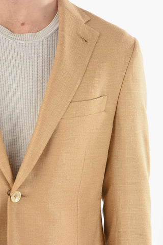 Silk and Virgin Wool GATE 2-button Blazer