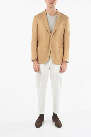 Silk and Virgin Wool GATE 2-button Blazer