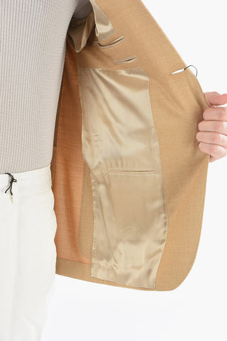 Silk and Virgin Wool GATE 2-button Blazer