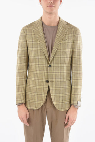 Plaid GATE Notch Lapel 2-button Blazer