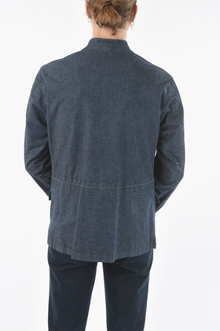 CC COLLECTION Denim Utility Jacket O.WEAR with Concealed Buttoning