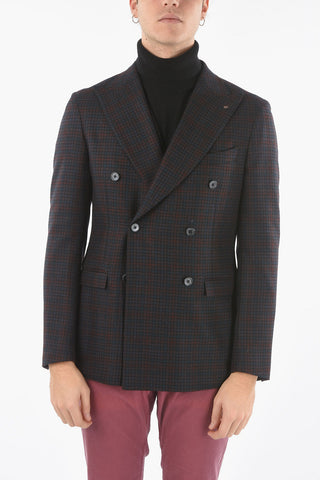 CC COLLECTION Half-Lined Double-Breasted Blazer with Flap Pocket