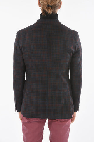 CC COLLECTION Half-Lined Double-Breasted Blazer with Flap Pocket
