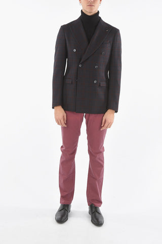CC COLLECTION Half-Lined Double-Breasted Blazer with Flap Pocket