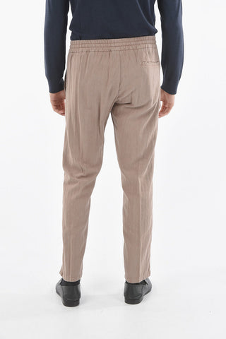 ID Plain Herringbone TEX Drawstring Waist Pants