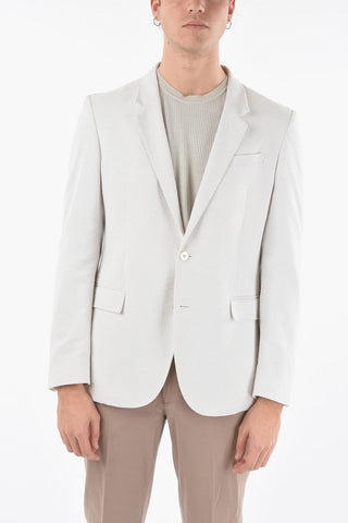 CC COLLECTION Notch Lapel Flap Pocket RESET 2-button Blazer
