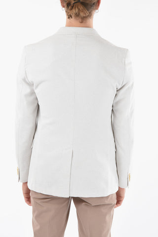 CC COLLECTION Notch Lapel Flap Pocket RESET 2-button Blazer