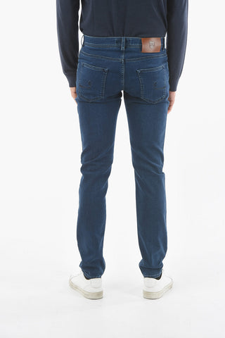 18cm Mid-wash 5 Pockets SLIGA INK Jeans