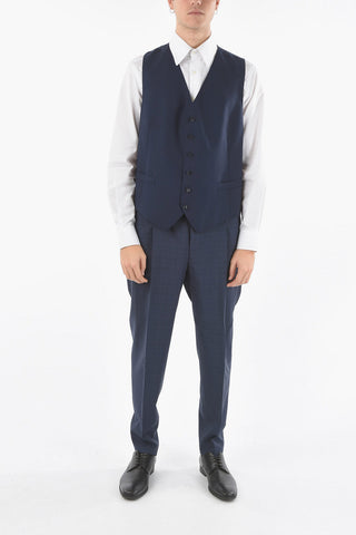 MANTUA Lined Gilet with Back Half-Belt and Patch Pocket