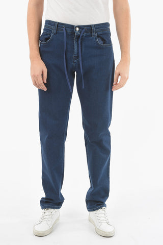 18cm Mid-wash 5 Pockets SLIGA INK Jeans